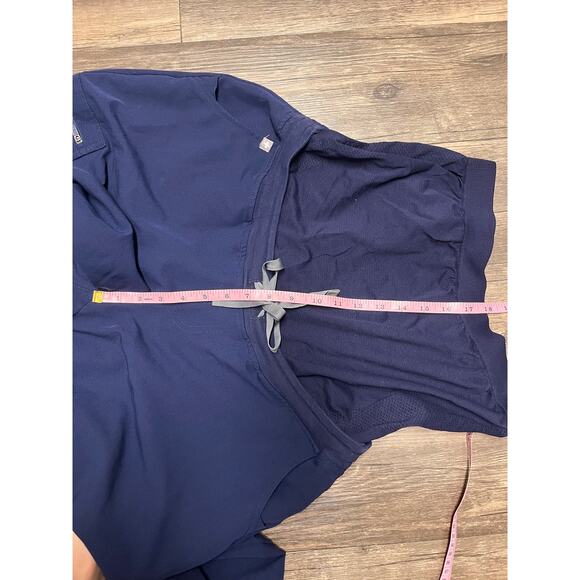 FIGS Maternity Navy Jogger Scrub Pants Zamora L/P Petite Large Stretch Nurse - Picture 9 of 11